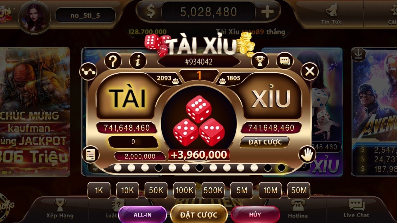 Tựa game tài xỉu online Vz99